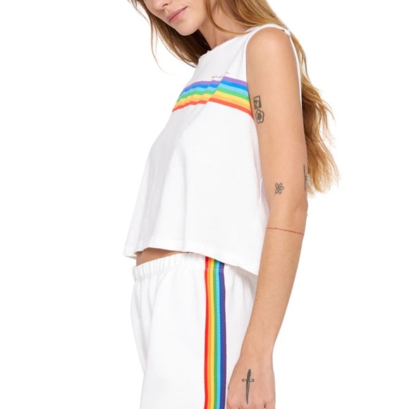 SPIRITUAL GANGSTER Rays Callie Crop Tank - Picture 2 of 8